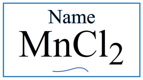 Most commonly, the term "manganese(II) chloride" refers to the tetrahydrate MnCl 2 4H 2 O, which consists of octahedral trans-Mn. . Mn cl